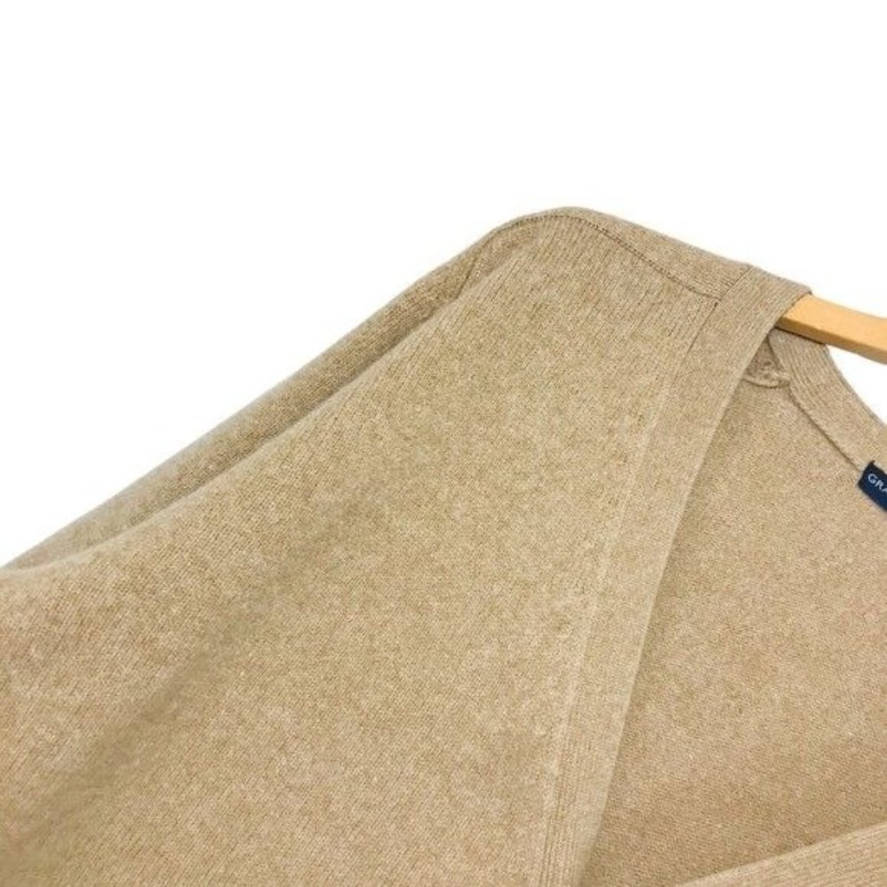 Grant Thomas Camel Pure Wool Cardigan XL - Picture 3 of 7